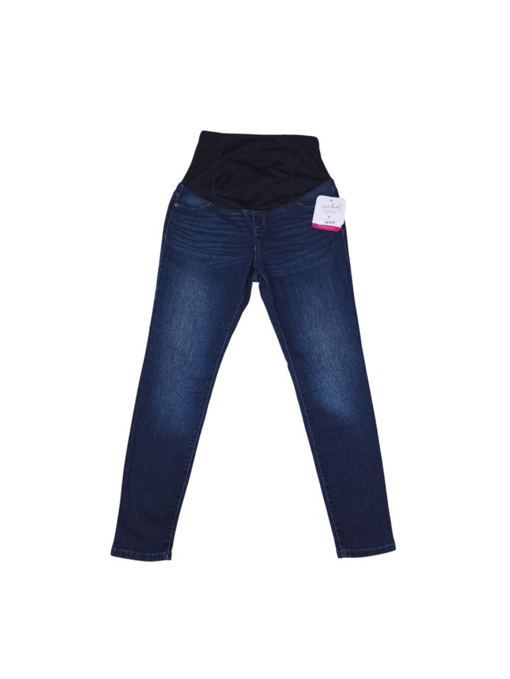 Isabel Maternity Skinny Maternity Jeans With Crossover Panel Size 8/29R Blue